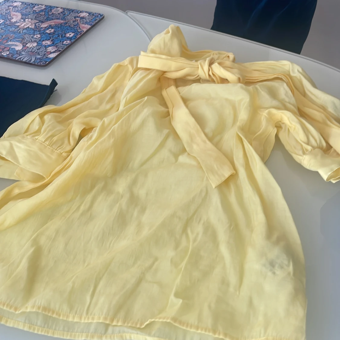 Gul sommar topp/blus - 91