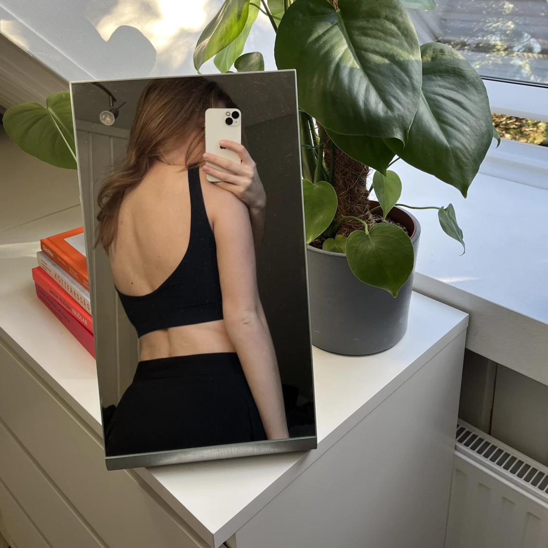 Tröja med öppenrygg