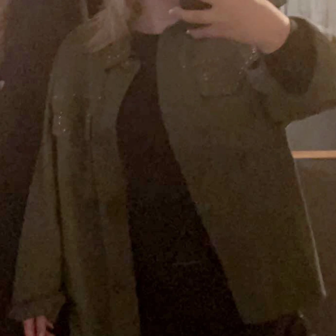 Grön jeans jacka - 90