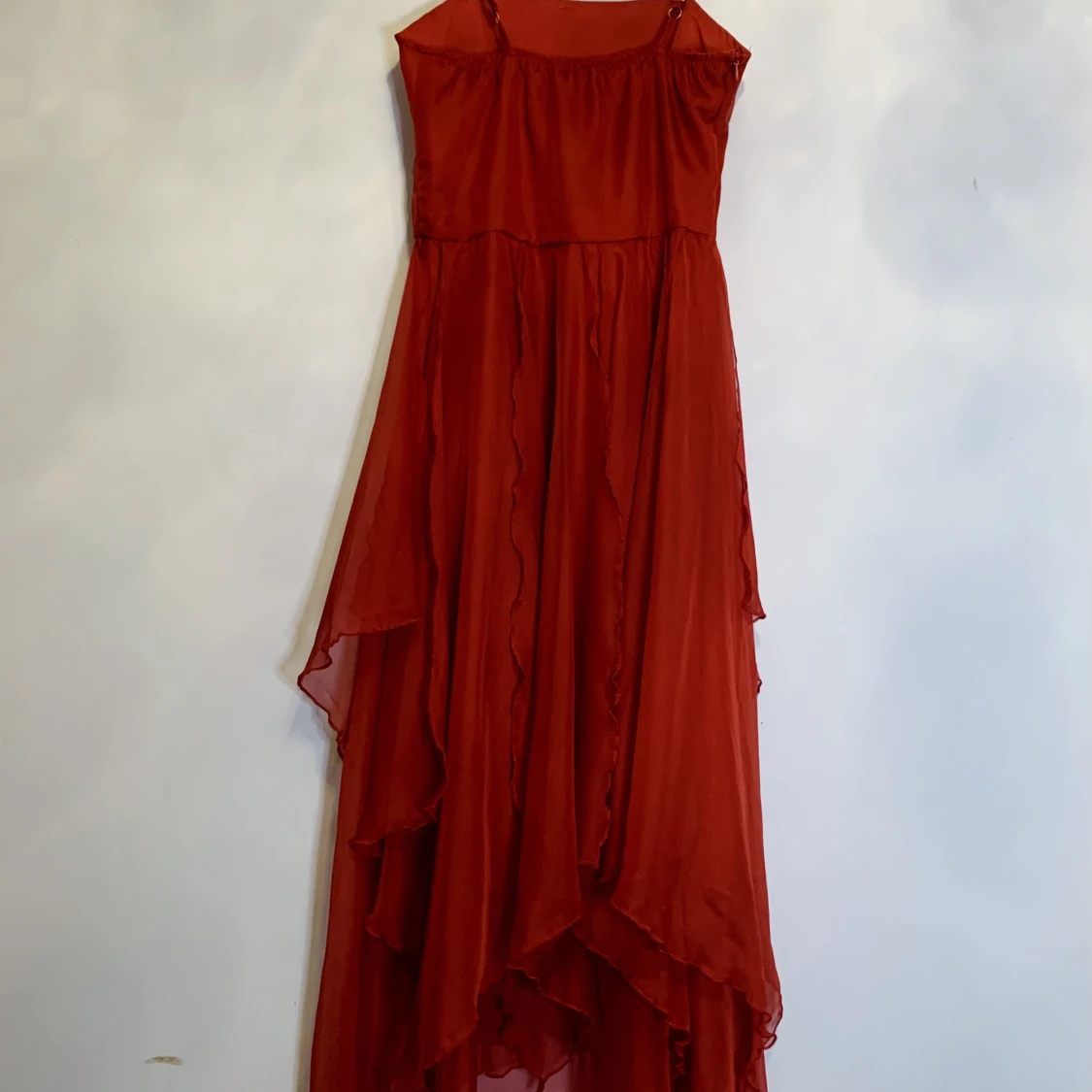 Vacker röd sommarklänning  - 90