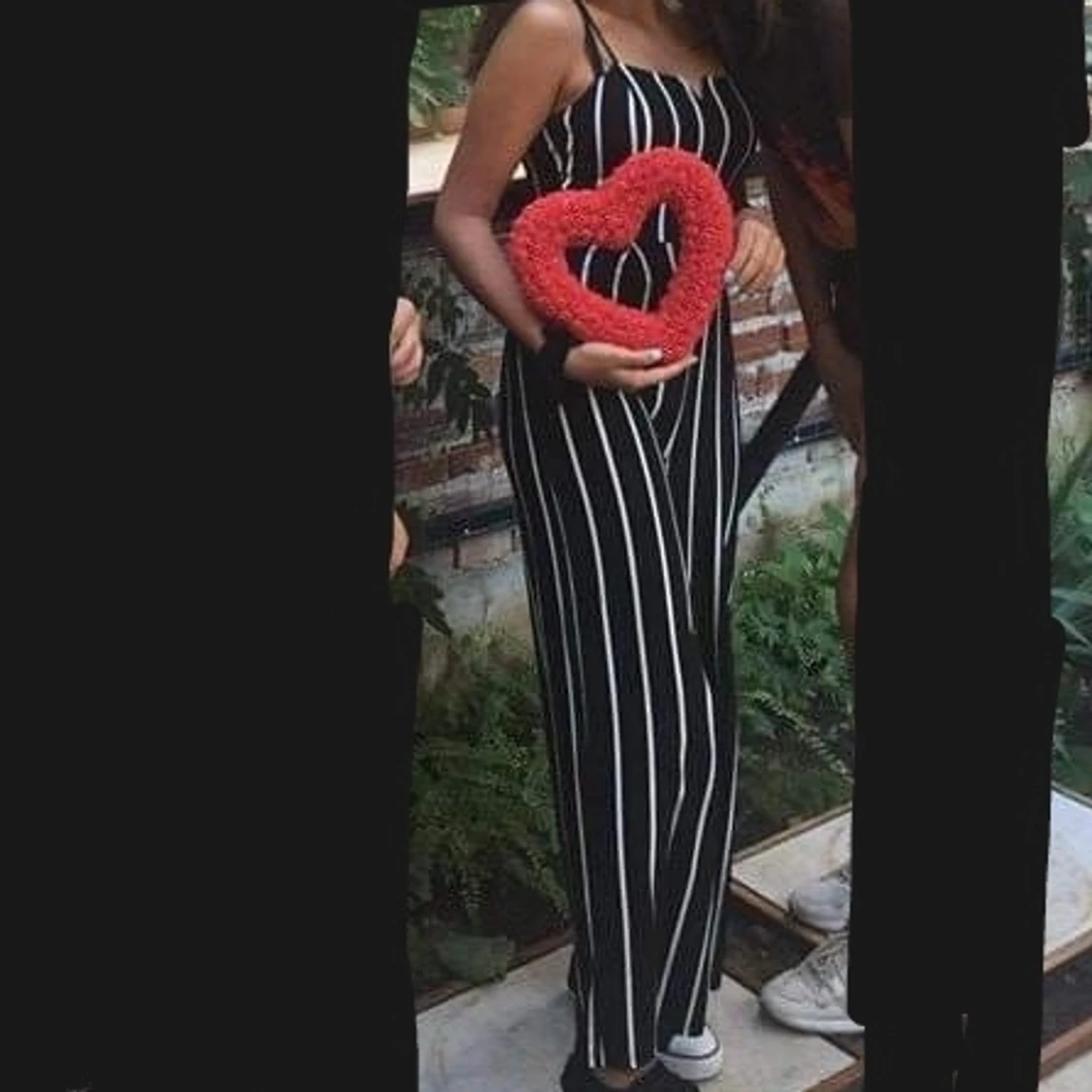 Svart-vit overall - 90