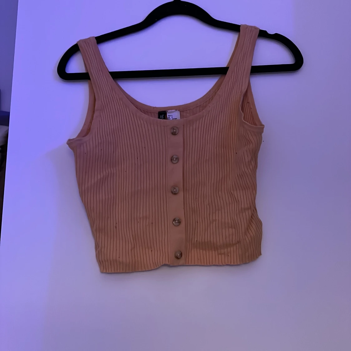 Pech färgad topp från hm