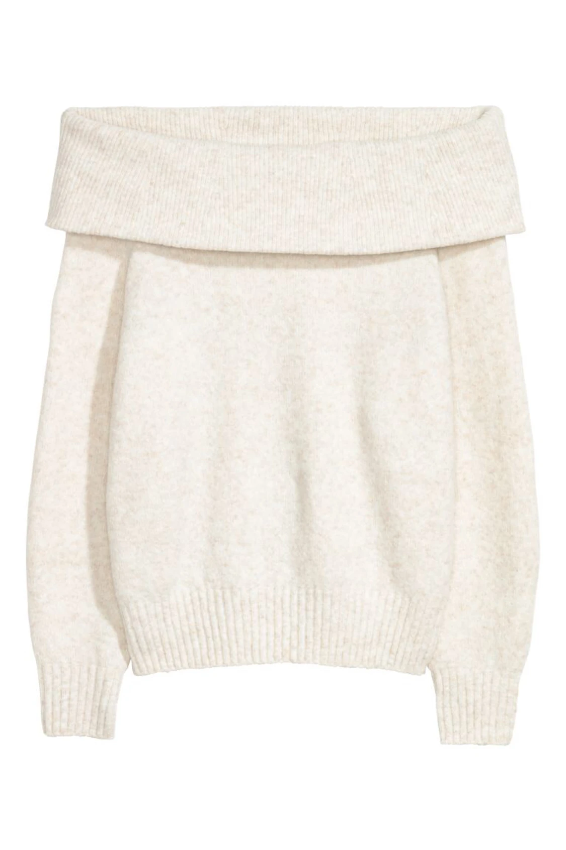 Hm shoulderless sweater storlek L