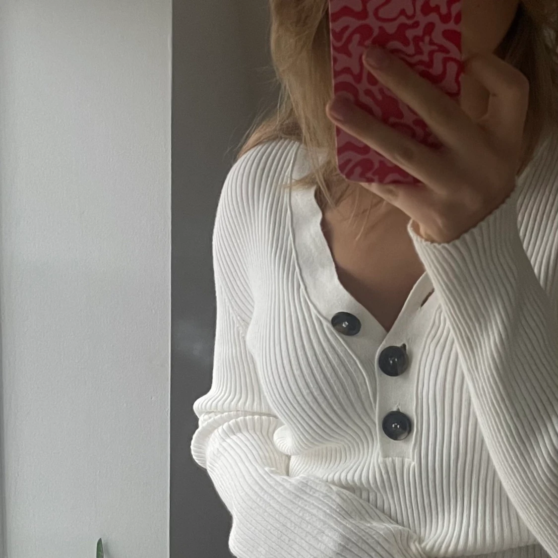 Kofta / Tröja i Vit