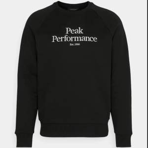 Säljer en svart peak swetshirt i ny skick💗