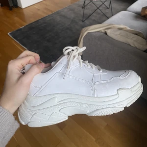 Skor  - Snygga sneakers i st 38. Använda 2/3ggr så i väldigt fint skick. Säljes då det inte kommer till användning 