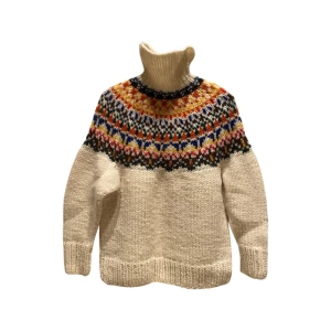 Vintage wool Norsk sweater - Thick wool Norwegian knitted jumper. Super cosy, great condition.