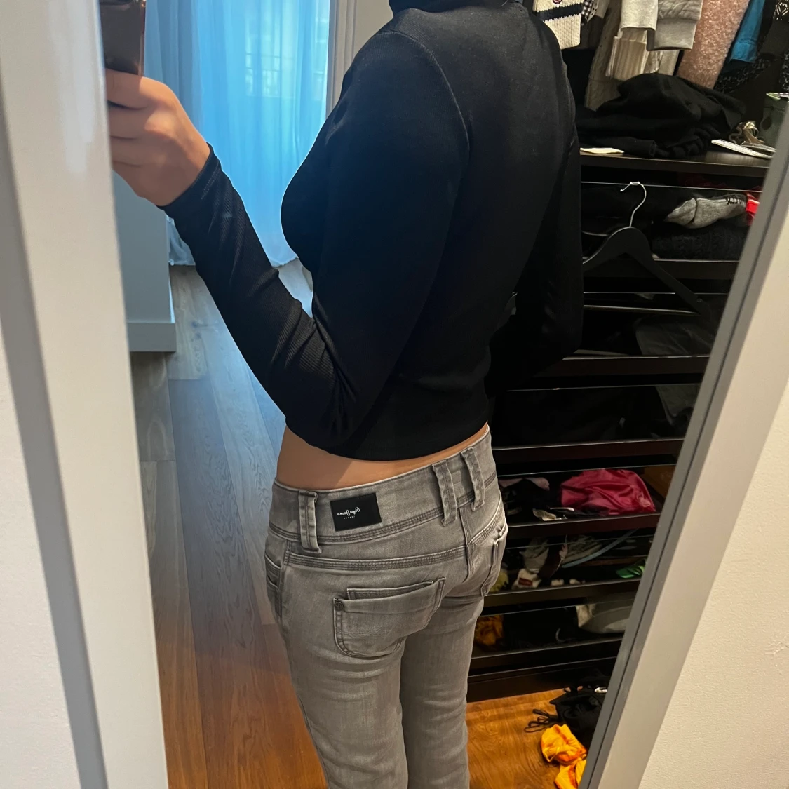 Svart V-ringad tröja Zara - 90