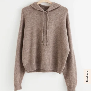 Hoodie - Stickad hoodie från Lindex, använd 2 gånger. Storlek m. Nypris 349kr