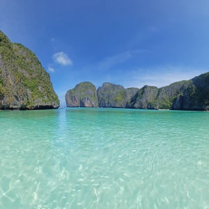 Sand från ön maya bay - Filmen 'The beach' som spelas av Leonardo di caprio spelades in på denna ö. Jag har 2 dl sand därifrån. Jättefin och vit!  Buda!