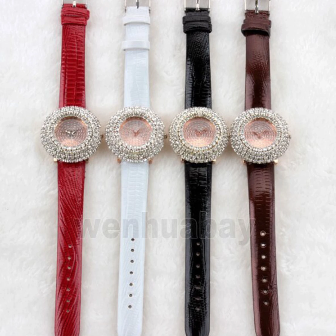 Super Häftig Dam Strass Klocka 