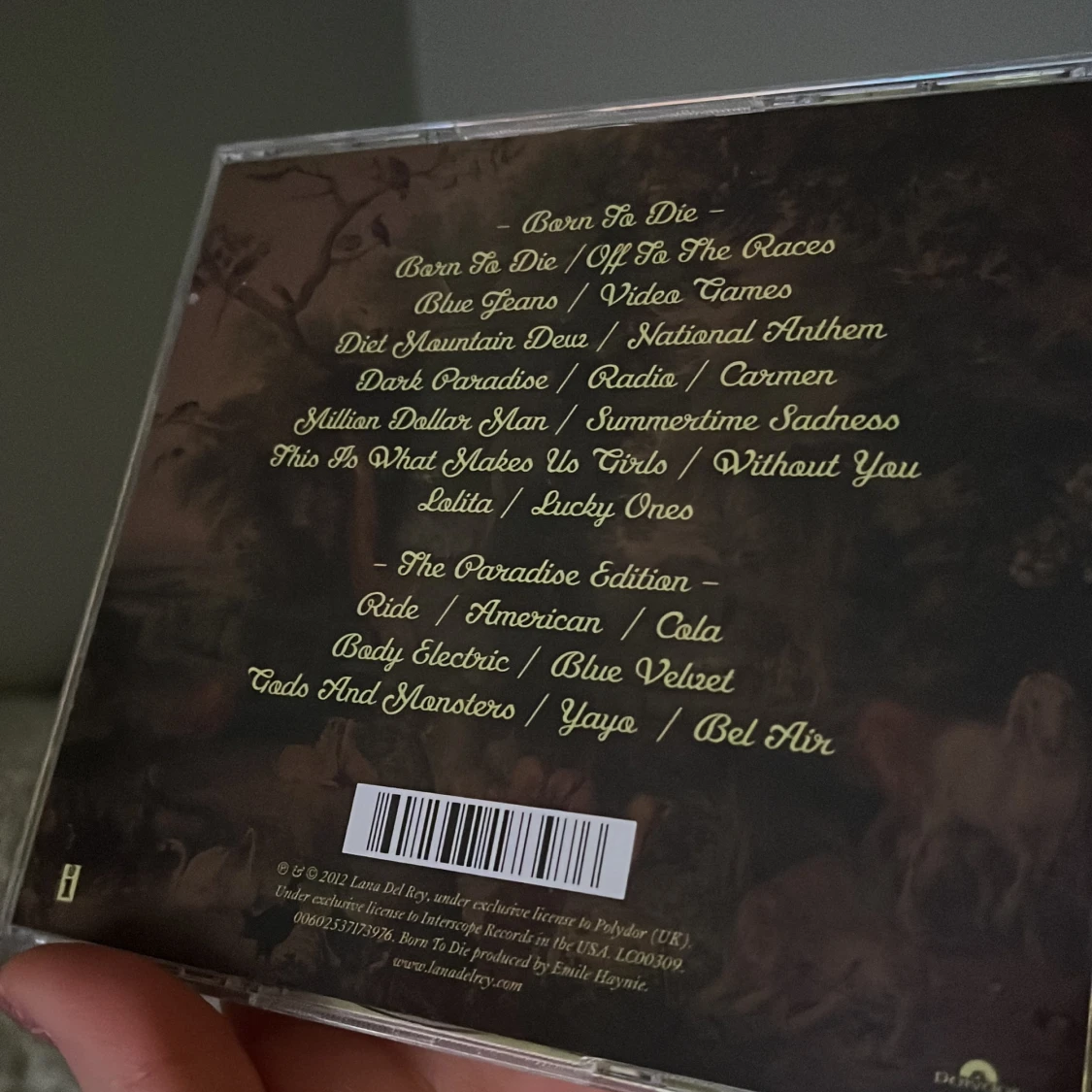 Lana Del Rey born to die cd skiva  - 90