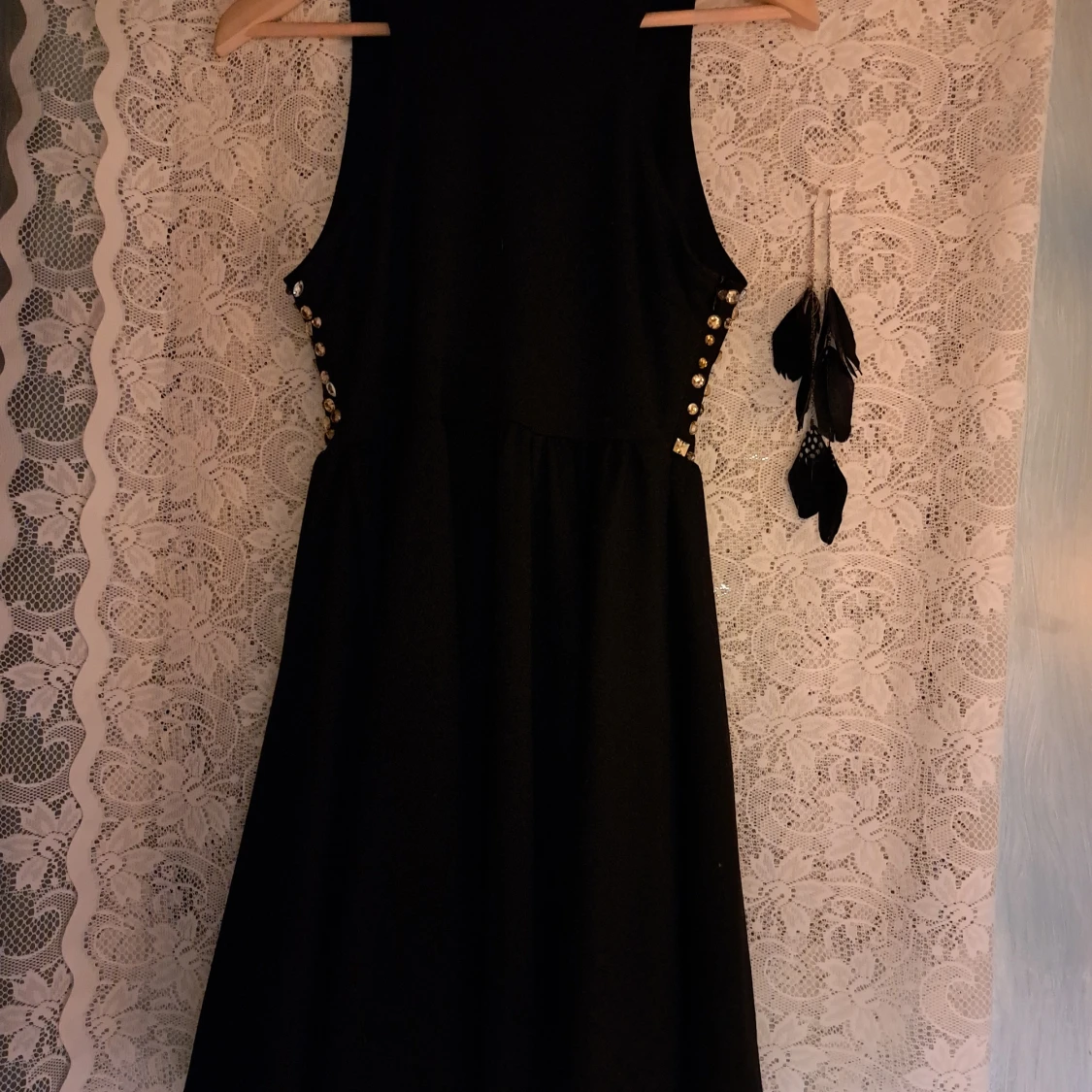 Klänning o örhängen 🌹 - 90