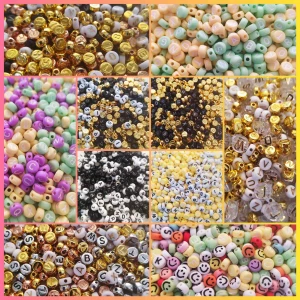 100 PACK Bokstavspärlor + Armbandstråd  - 100 PACK Bokstavspärlor + 60vm Armbandstråd 