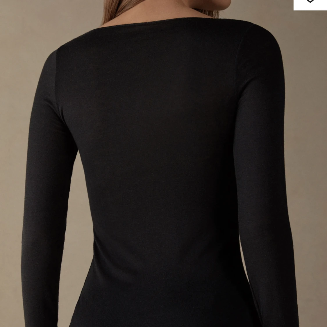 Intimissimi långärmad tröja, svart. - 90