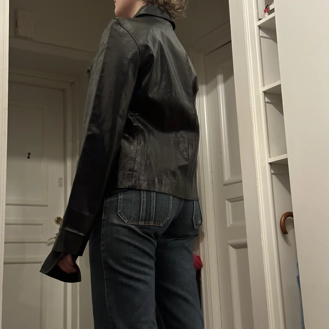 Vintage skinnjacka - 90