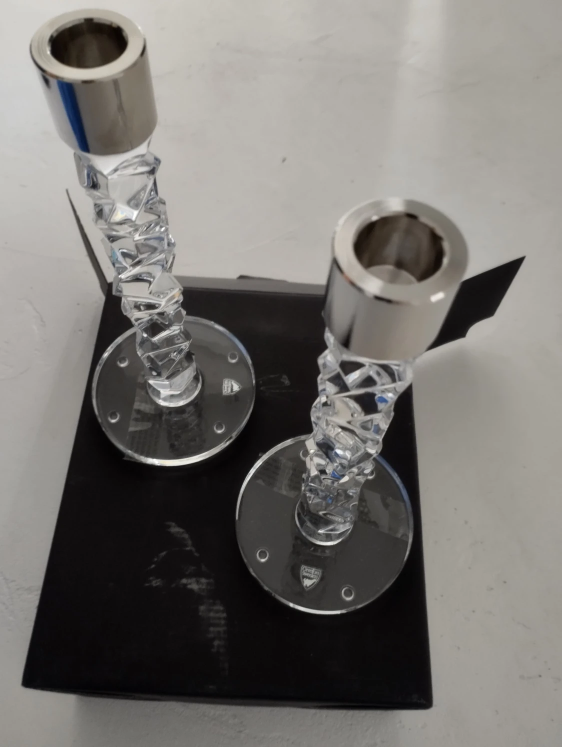 Orrefors ljusstakar från kostaboda caraten  - 90