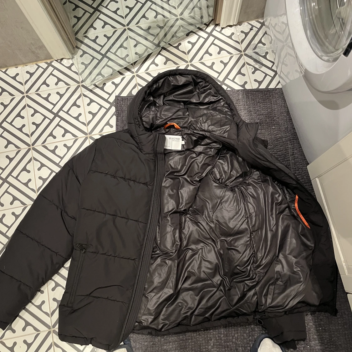 Vinterjacka svart herr strl L - 91