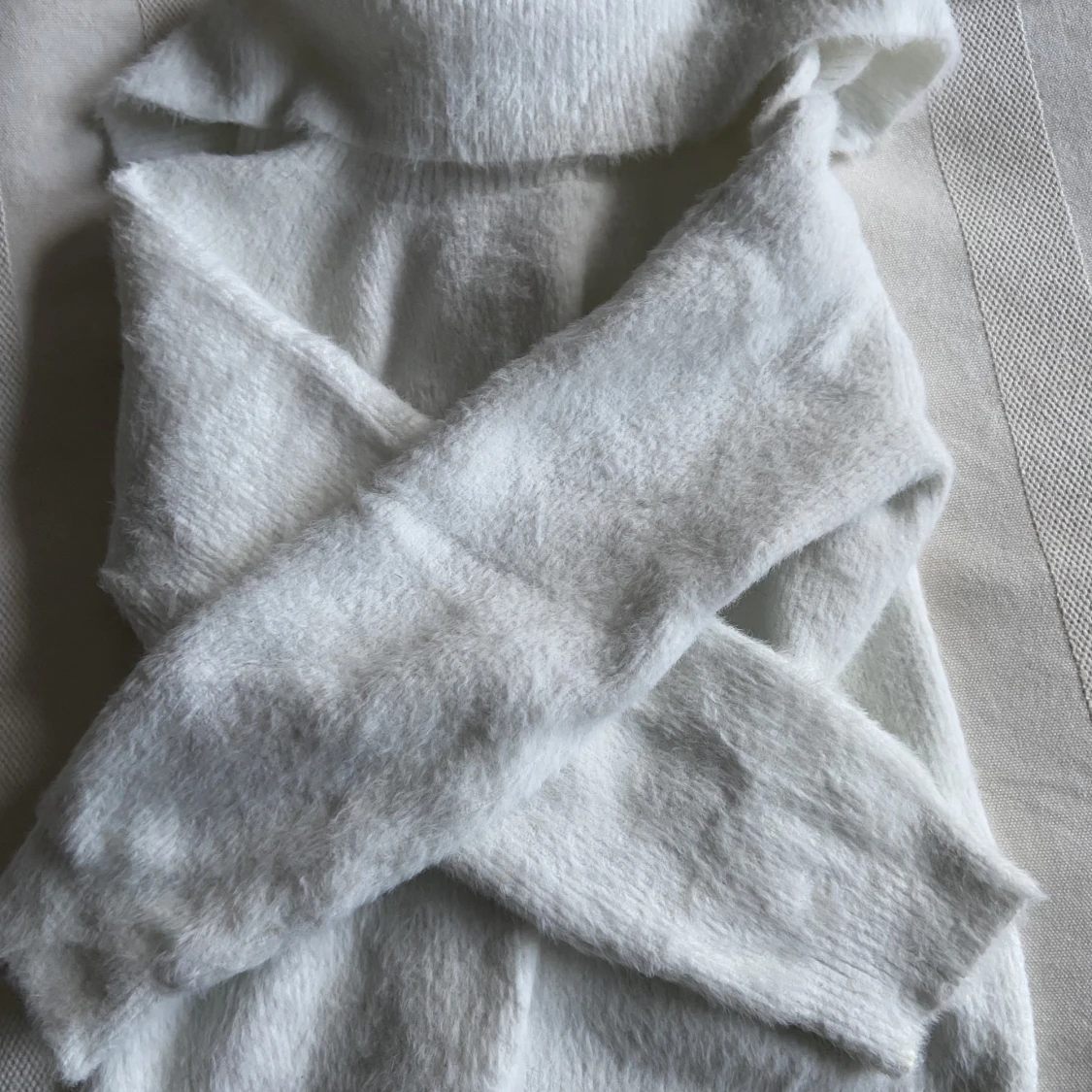 Mysig vintertröja med krage🤍