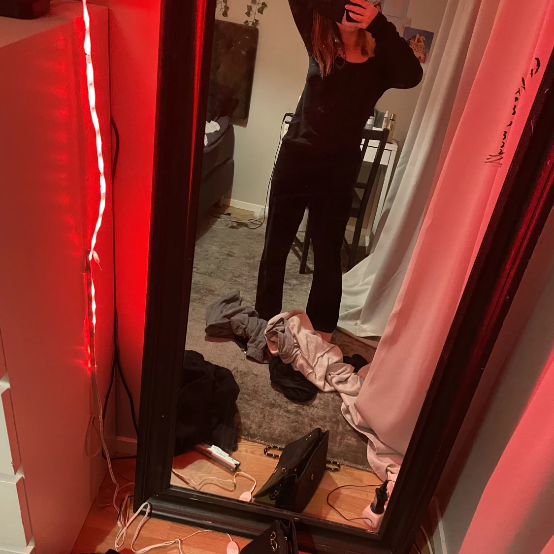 Cecilia velour byxor