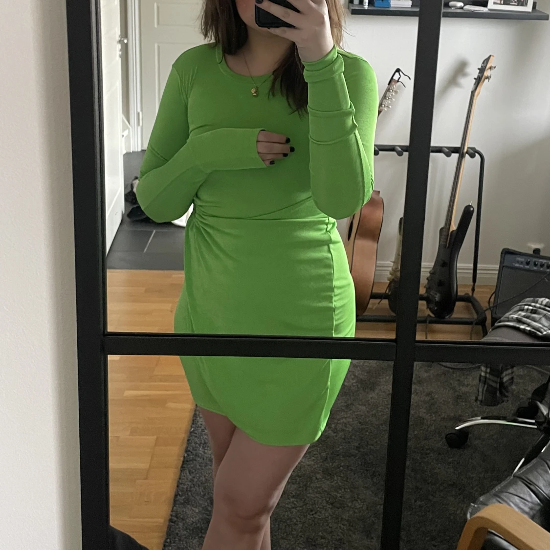 Grön klänning från bershka - 90