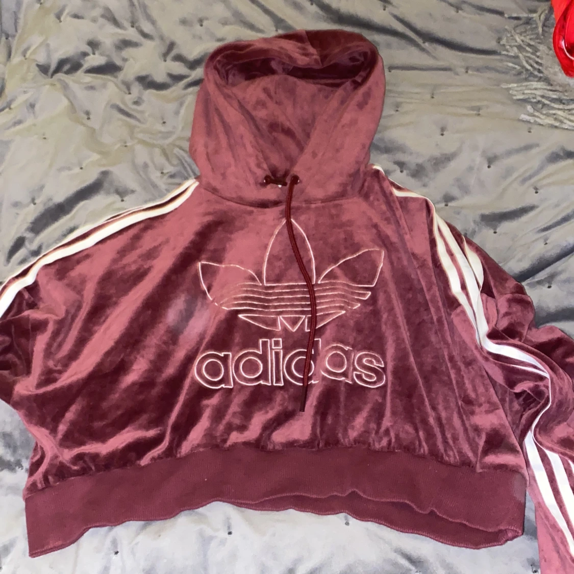 Velour hoodie