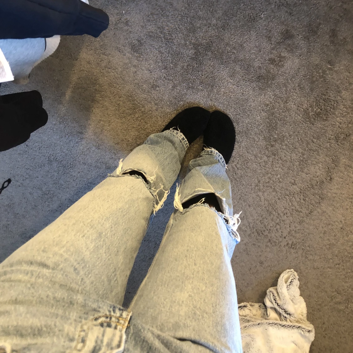 Mörkblå jeans  - 90