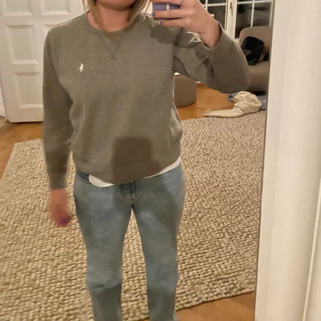 Grå sweatshirt Ralph Lauren