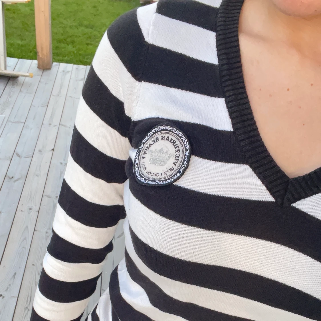 Randig långärmad - 90