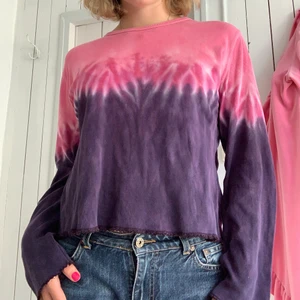 Tie dye tröja - Rosa och lila tie dye tröja från indiska