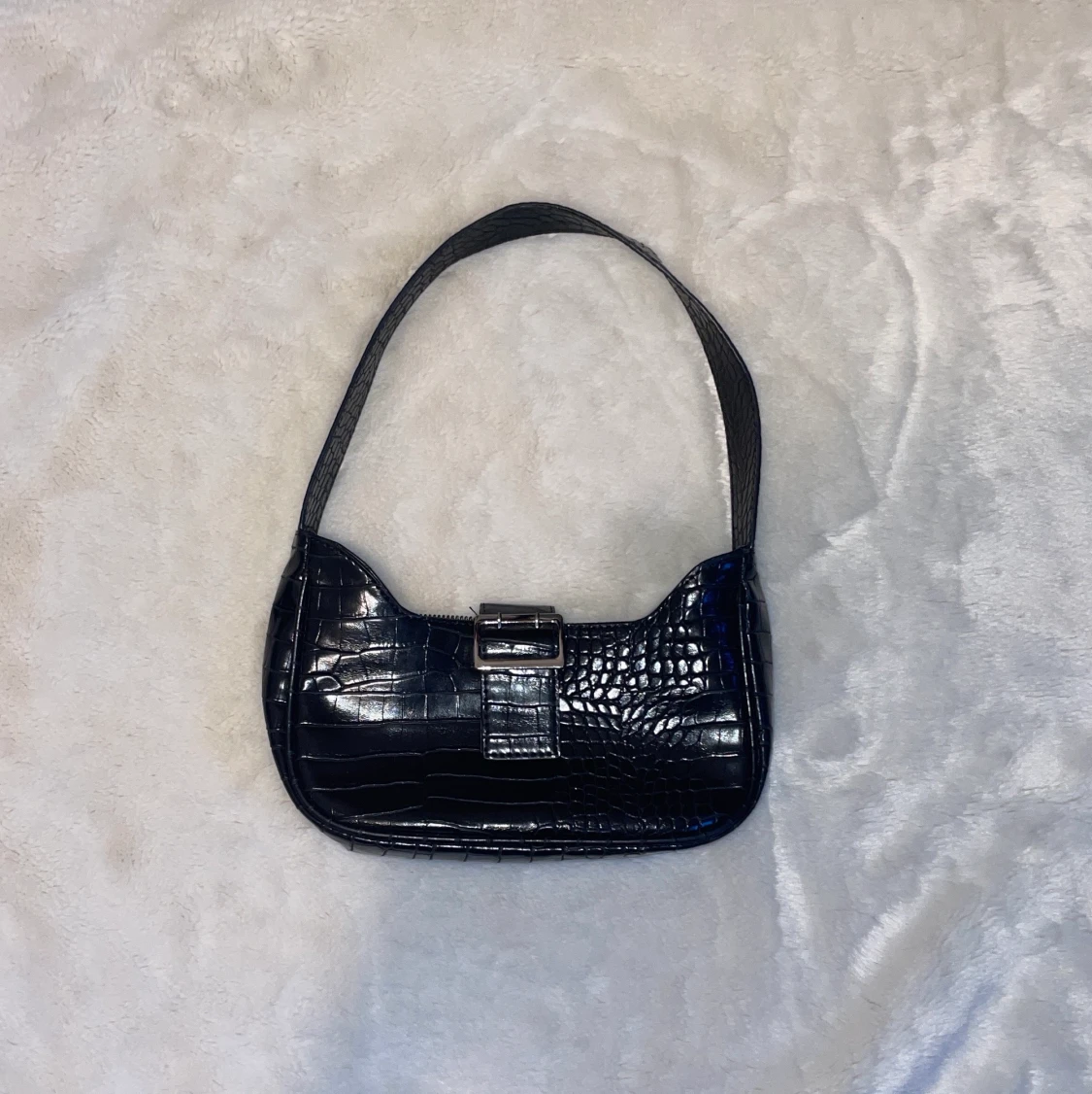 Baguetteväska läderimitation 