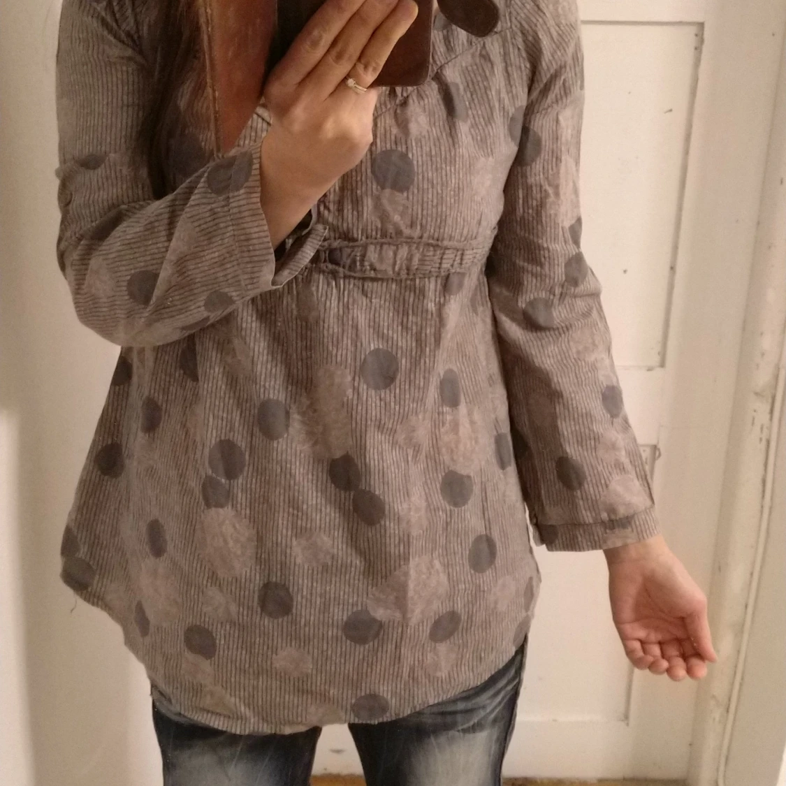 Grå blouse 34/36 - 91