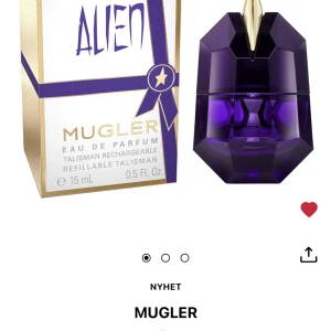 Mugler alien 15 ml parfym - Endast provad en gång  Nypris 389 så har sänkt med mer än 100 kr.  389 + 49 kr frakt betalade jag