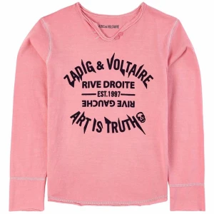 Zadig tröja  - Säljer min super fina rosa Zadig tröja💕💕I storleken är den 12-13 år❤️‍🔥 Tröja är som ny!