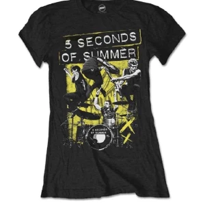 5SOS t-shirt - Helt OANVÄND 5 seconds of summer T-shirt i storlek S. Väldigt fint skick. Nypris: 499kr men säljer för 150 + frakt🫶🏽  FÖRST TILL KVARN❤️
