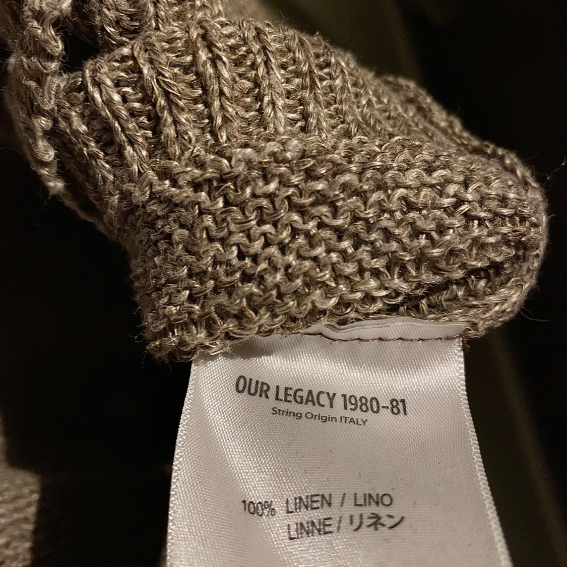 Our Legacy 100 % Linne Sweater - 91