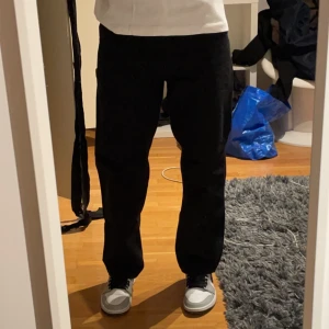 Carhartt single knee pant  - Svart carhartt byxa 