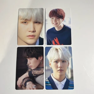 BTS SUGA PHOTOCARDS - suga dicon 101 photocards. 10kr/st + frakt (15kr). ANVÄND INTE ’KÖP NU’!!
