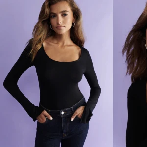 Långärmad med slits! - Jättefin tröja och basplagg från Gina tricot! Aldrig använd och som ny. Skriv privat för fler bilder. Nypris: 200kr