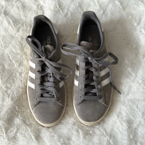Adidas campus grey  - Säljer dessa snygga adidas campus skorna, använda få gånger fint skick. Orginalförpackning ingår inte 