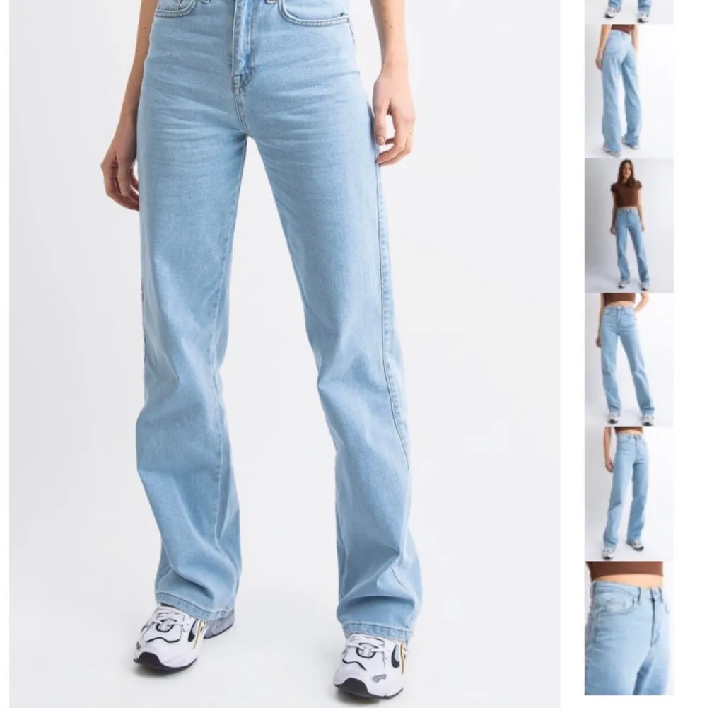 Ljusblå vida jeans från madlady. Stl 36  Använda en gång . Jeans & Byxor.