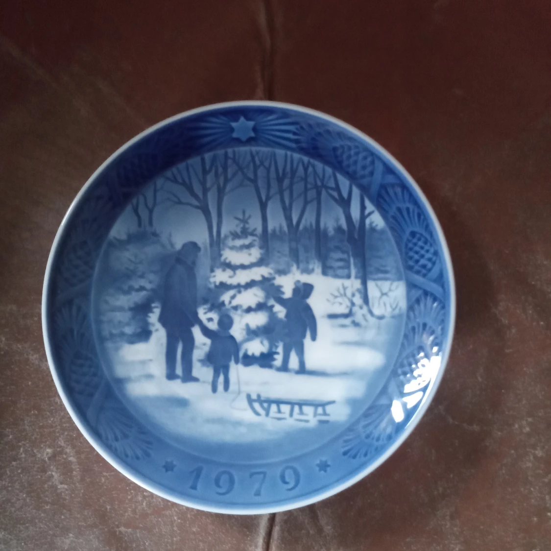 Jultallrik Bing & Gröndahl . 18 cm stor .