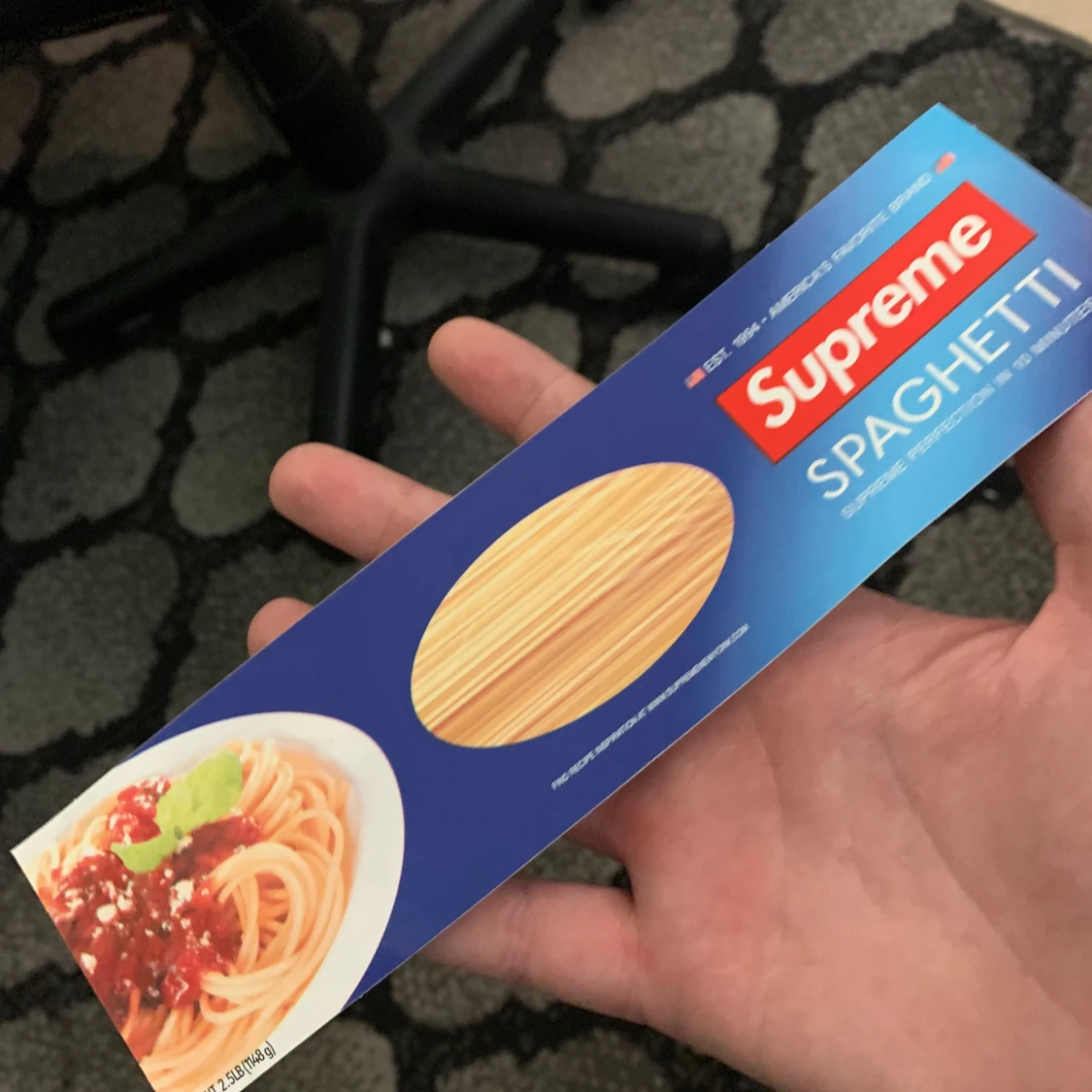 Supreme spaghetti sticker