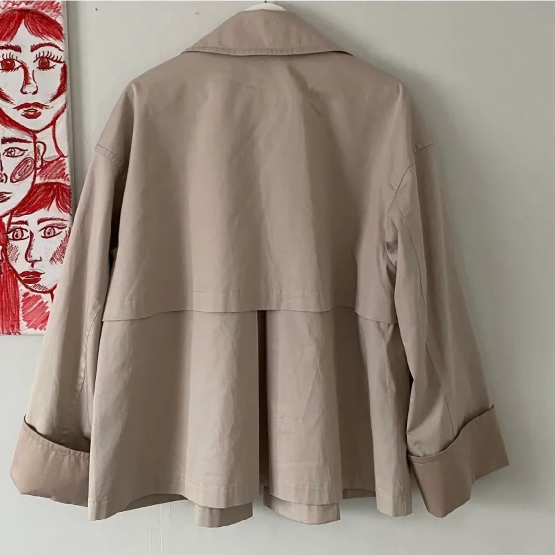 Kortare trenchcoat - 90