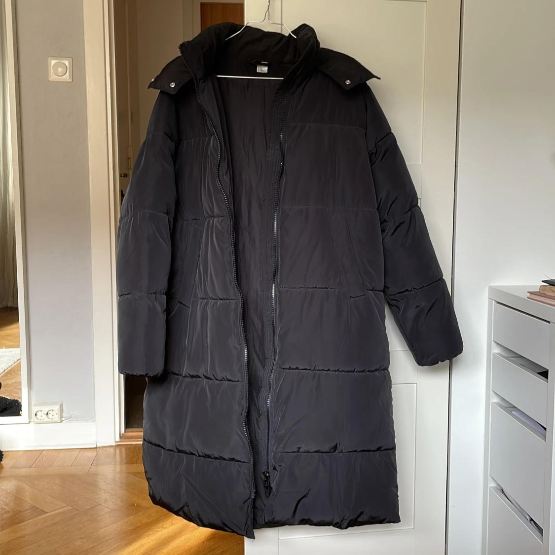 Lång puffer jacket