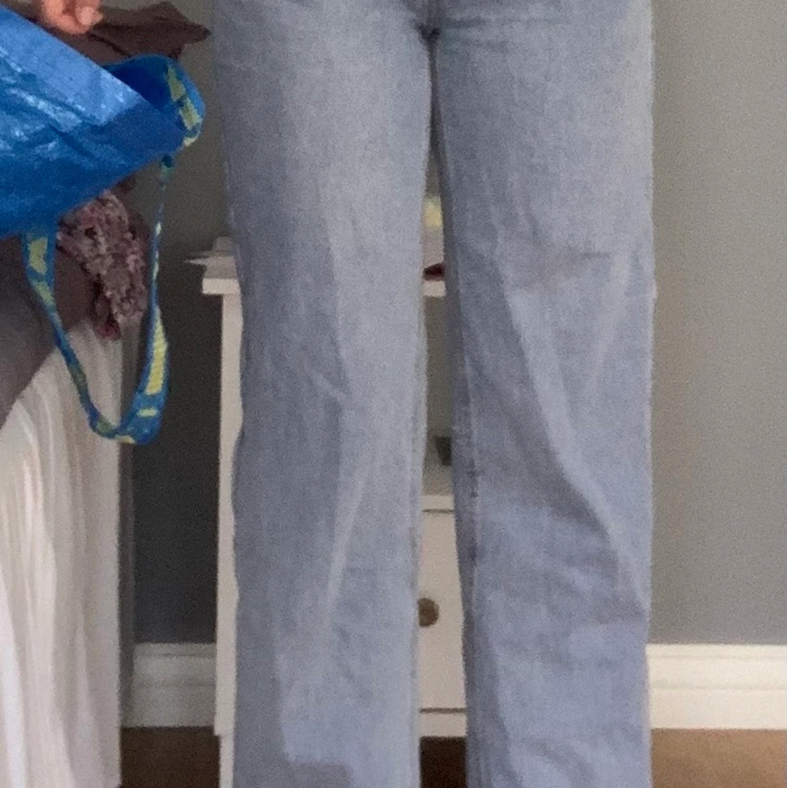 Breda högmidjade jeans