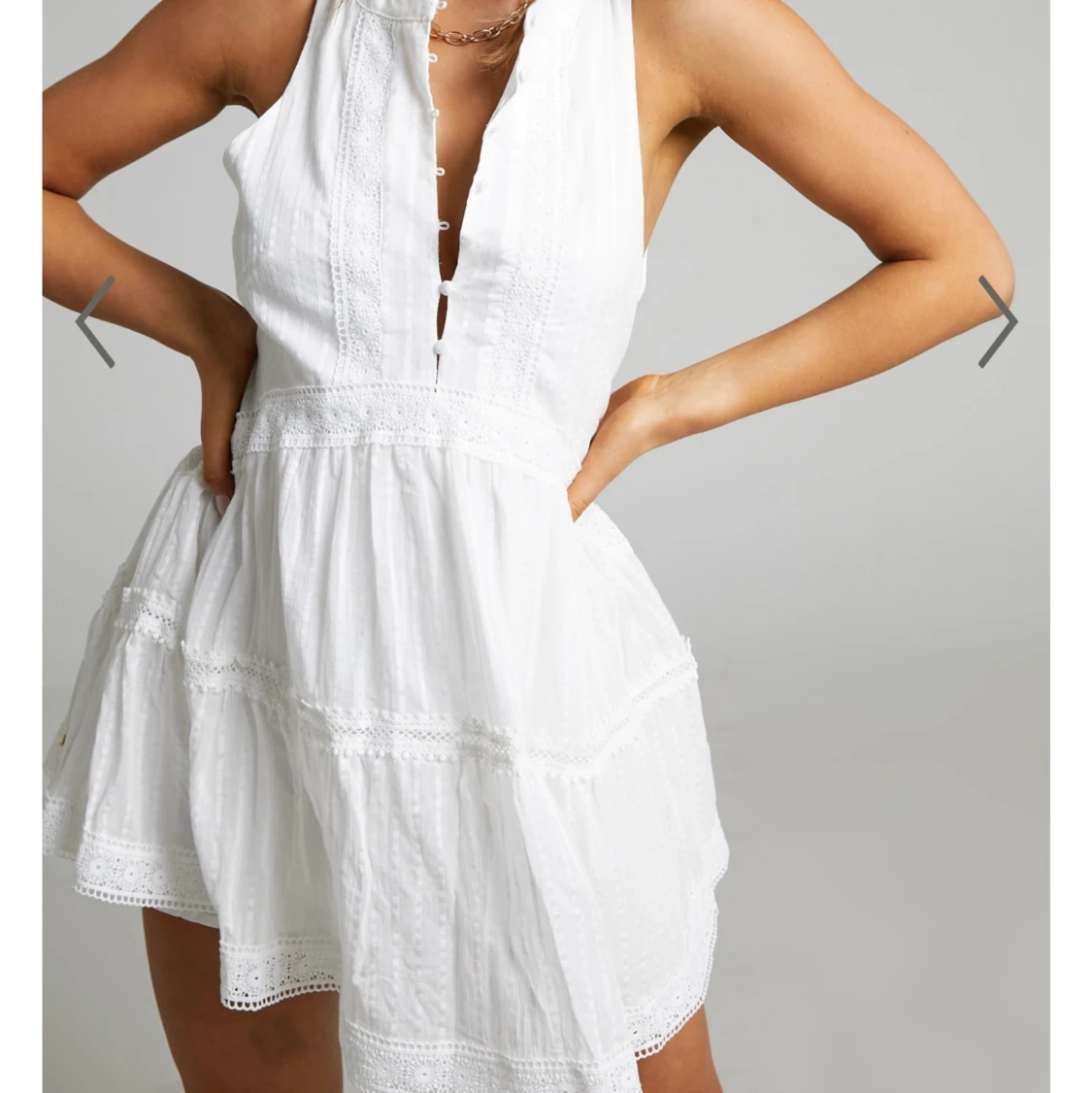 Vit sommarklänning