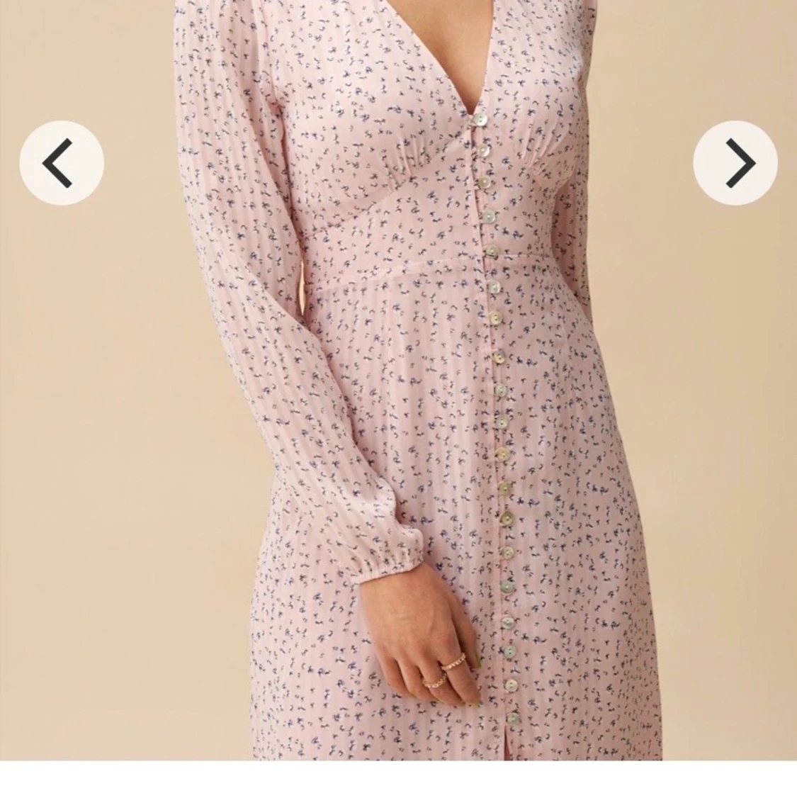 Adoore klänning rosa strl. Xs - 90