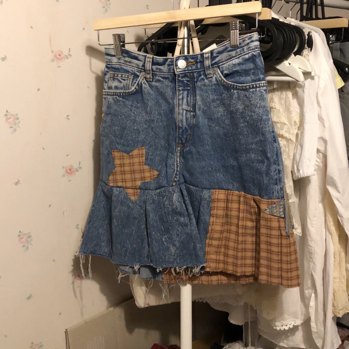 Upcycled kjol- och benvärmarset - 90