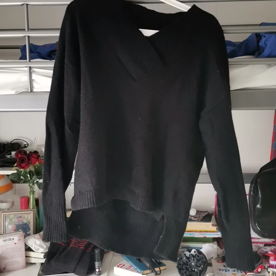 Svart tjocktröja strl S - 90